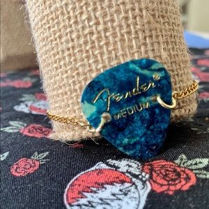 Guitar pick bracelet